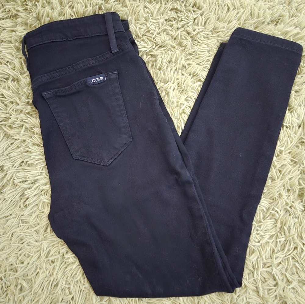 Joe's jeans mid-rise cigarette style size 28 black skinny jeans